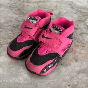 Nike Air Diamond Turf Toddler Pink Sneakers 7c High Top Shoes High Top